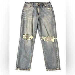 American Eagle Outfitters High Rise Distressed Jeans